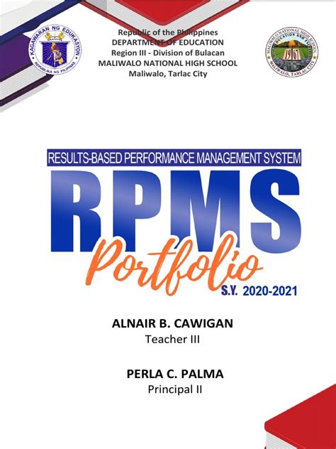portfolio in mapeh design|RPMS .